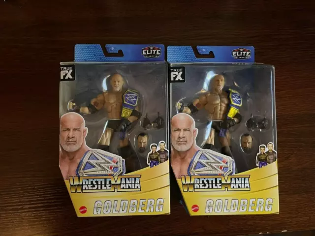 WWE Figuren Goldberg Elite WrestleMania 37 Mattel  Figur Actionfiguren