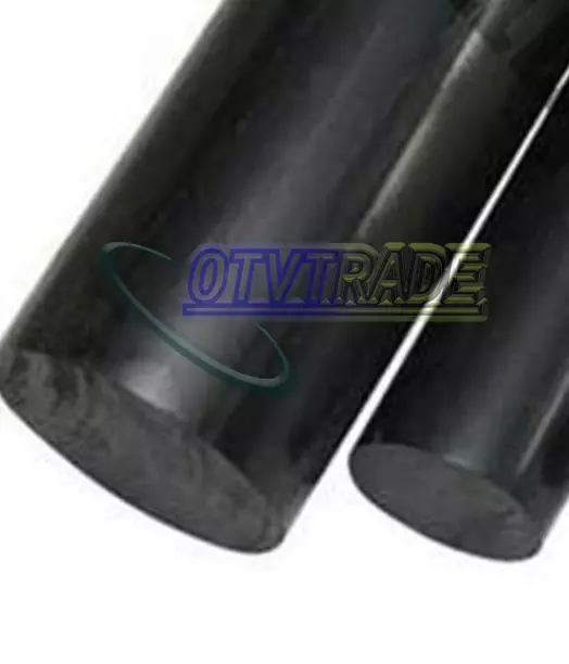 ONE Nylon Polyamide PA Plastic Round Rod Stick Stock Black Φ12*250MM