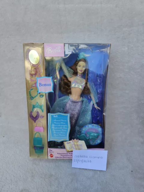 Rare HTF 2003 Barbie Mermaid Princess Collection