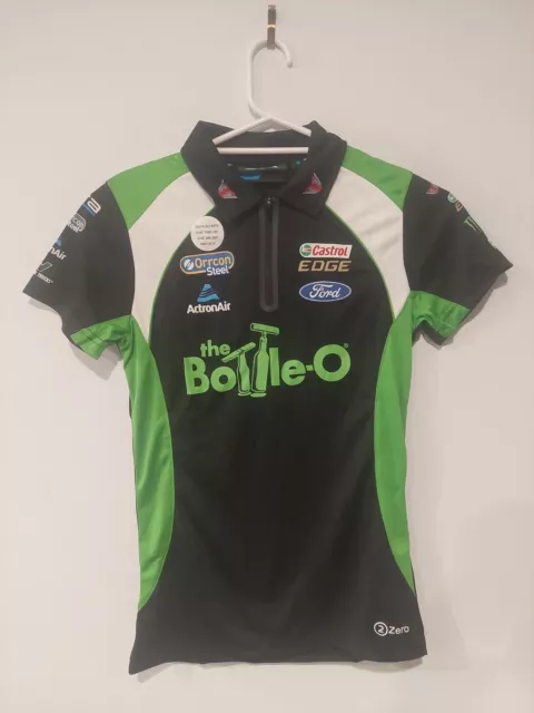 Tickford PRA Ford Castrol Edge BottleO Ladies Womens Polo Shirt Sz 10 Supercars