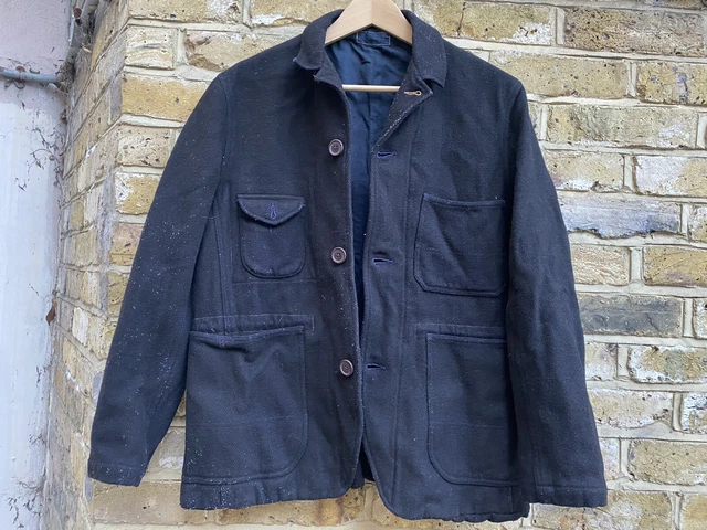 early universal works wool chore jacket size small