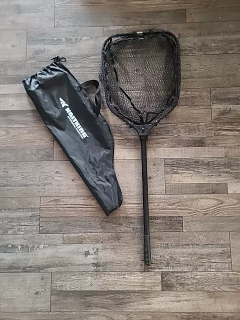 56 INCH COLLAPSIBLE Rubber Landing Net Safe for Fish 35 Inch Handle No Snag  $48.99 - PicClick