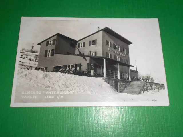 Cartolina Vaneze ( Trento ) - Albergo Monte Bondone 1935