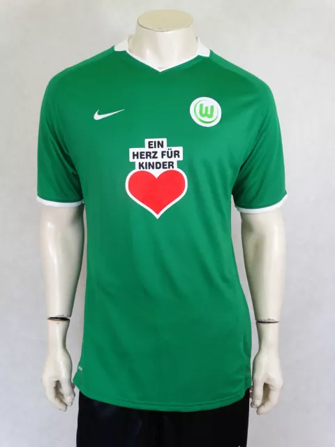 VfL Wolfsburg Home Football Shirt Jersey Trikot 2008 - 2009 Nike XL