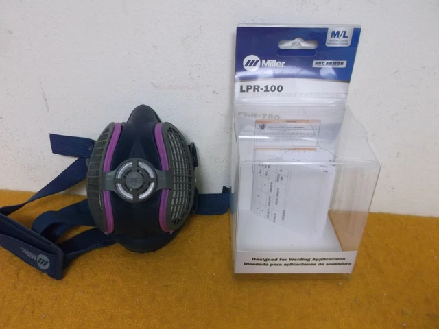 Slightly Used Miller Welding Particle Protection Lpr-100 Ml00895 Medium / Large