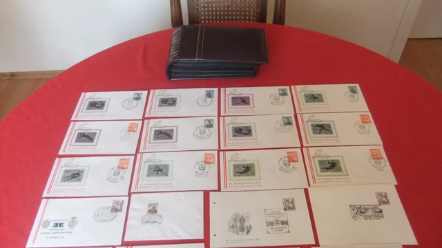 Großes Lot 1  Konvolut Album 96St. Ersttagsbriefe FDC Briefmarken Sonderstempel 