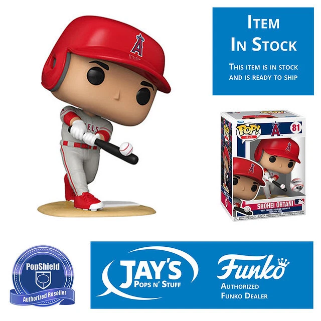 FUNKO MLB 2022 LA Angels Shohei Ohtani Alt Uniform 81 with PopShield In