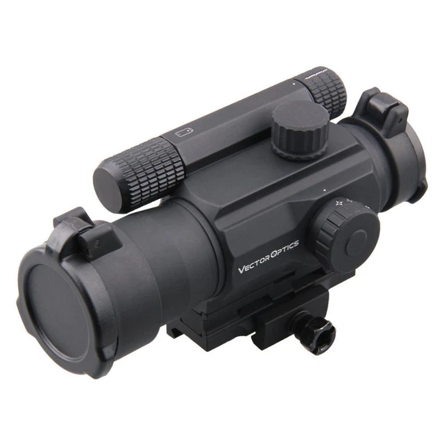 VECTOR OPTICS TEMPEST 1x35 Four Reticle 3 MOA Dot Sight Picatinny Mount ...
