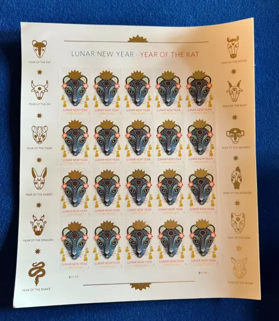 2015 USPS Forever Love Stamps - Sheet of 20 - *MNH*