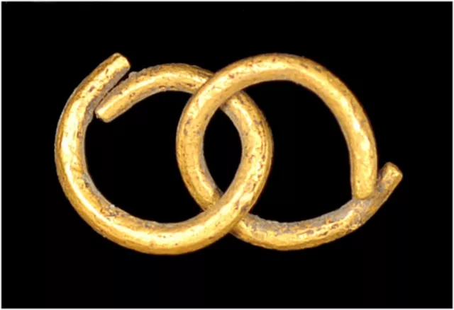 Celtic gold votive rings 2