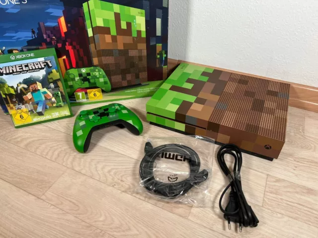 Microsoft Xbox One S 1 TB Minecraft Edition Konsole Limited Edition vom Händler