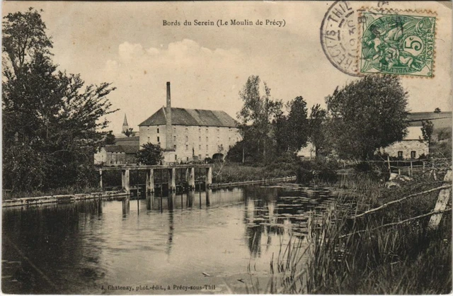 CPA PRECY-sur-OISE Le Moulin de Precy - Bords du Serein (1207485)