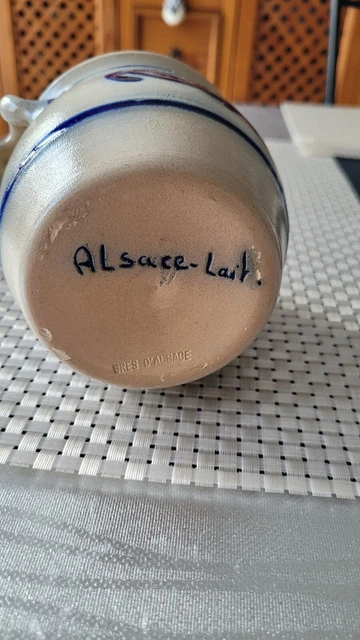 Ancien XXème petit pot en grès d'Alsace
