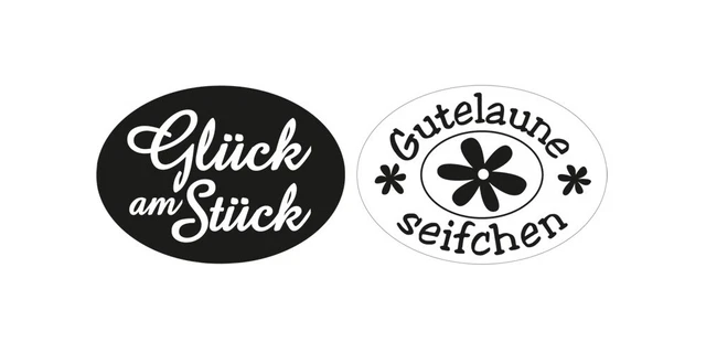 Reliefeinlage "Glück, Gutelaune", Seifenformen