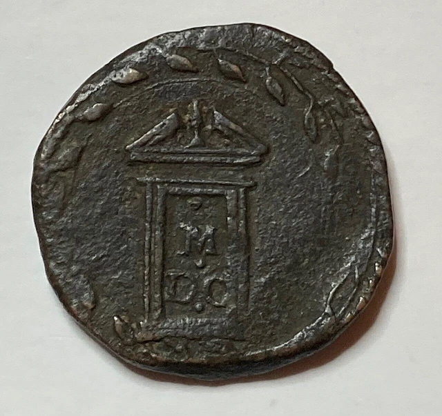 1600 Italy PAPAL STATES QUATTRINO ROMA - Clement VIII - ex-Baldwins with Ticket