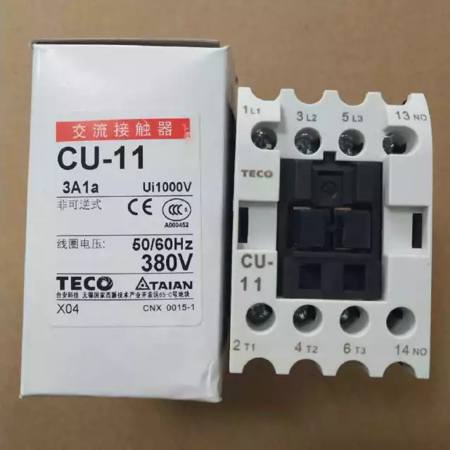 1pcs New CU-11 380V AC For TECO contactor free shipping