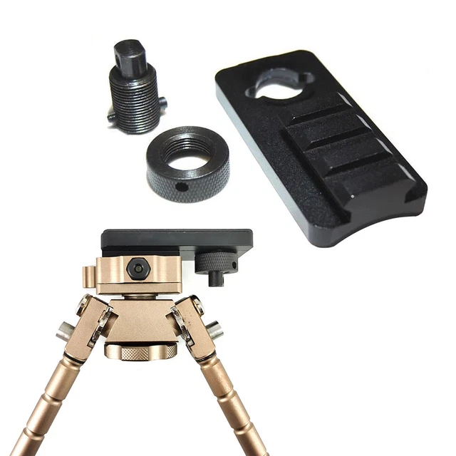 20MM TRIPOD CONNECTOR Adapter 3Slot Picatinny Rail Mount for Tactical