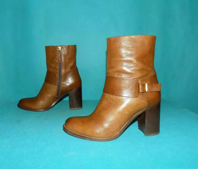 bottines boots SARTORE marron tout cuir pointure 37 fr
