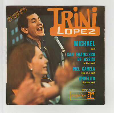 EP 45 TOURS TRINI LOPEZ SURF N° 9 MICHAEL en 1964 REPRISE RECORDS RVEP 60051