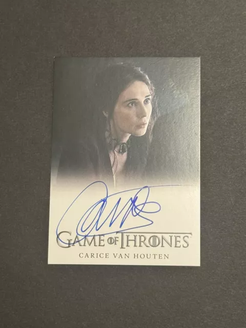 2023 Rittenhouse Game of Thrones Carice Van Houten as Melisandre Auto Limited