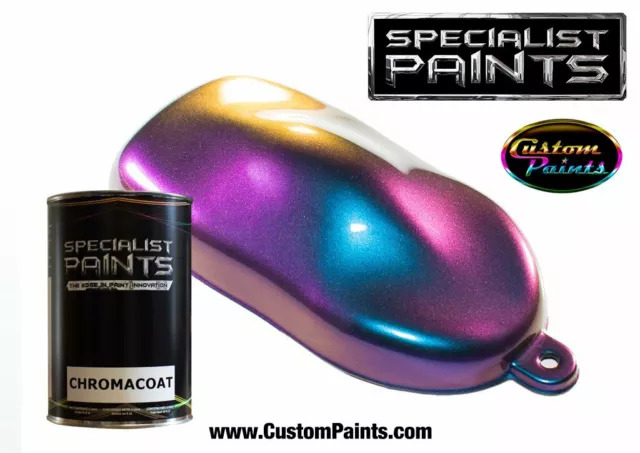 Litre Kit of Chromacoat Cyan, Automotive Grade Paint, Urethane, Custom Paint