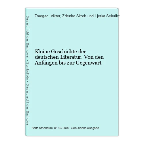 Kleine Geschichte der deutschen Literatur. Von den Anfängen bis zur Gegenwart Zm
