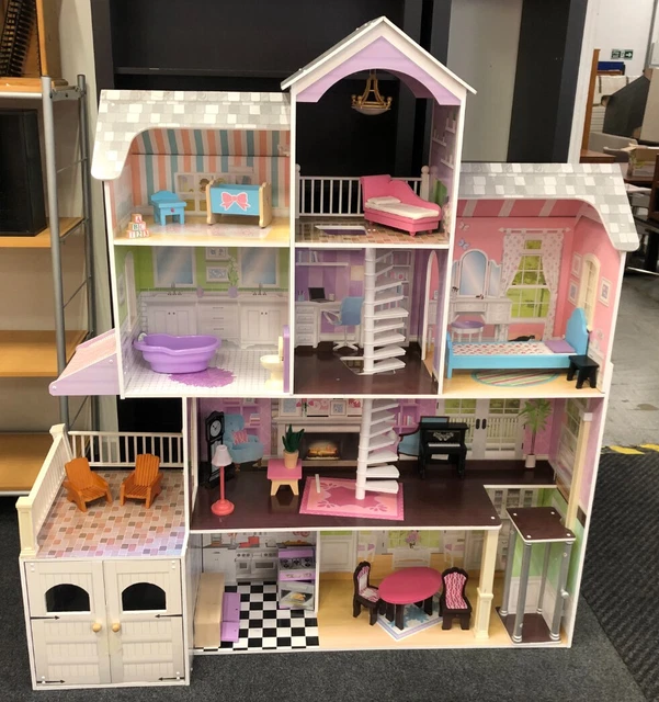 KIDKRAFT DOLL'S HOUSE Country Estate Mansion CS D42 £17.99 PicClick UK