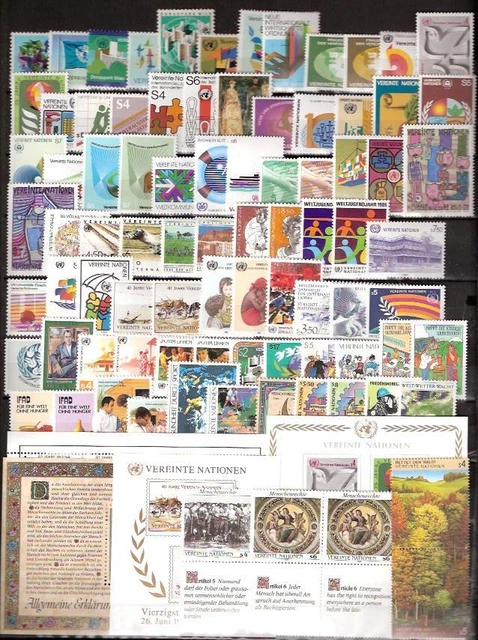 UNO Wien Jahrgang 1979-1994 komplett postfrisch