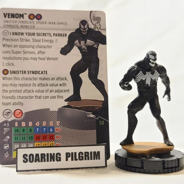 Marvel Heroclix VENOM - 008 COMMON Spider-Man Beyond Amazing
