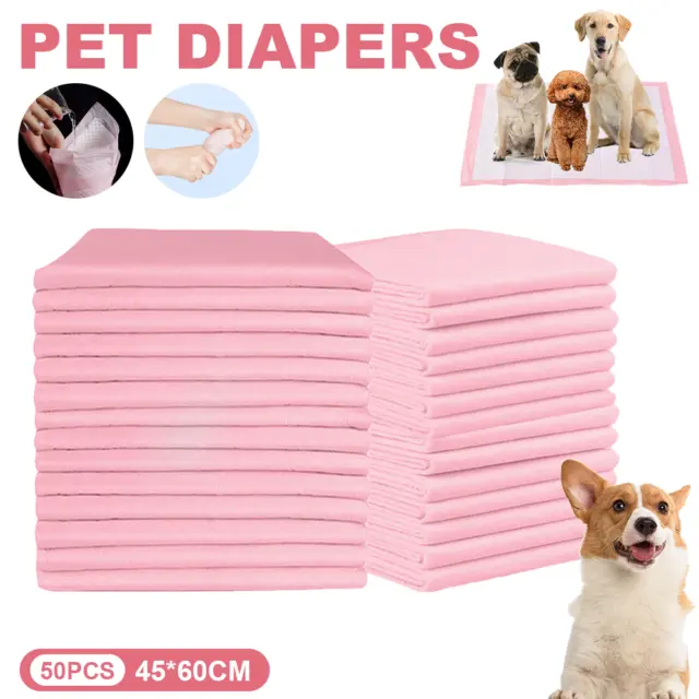200x Large Puppy Training Trainer Train Pads Toilet Pee Wee Poo Dog Pet Cat Mat