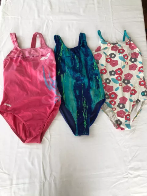 Lot de 3 Maillots de bain 1 pièce Fille 8/10ans