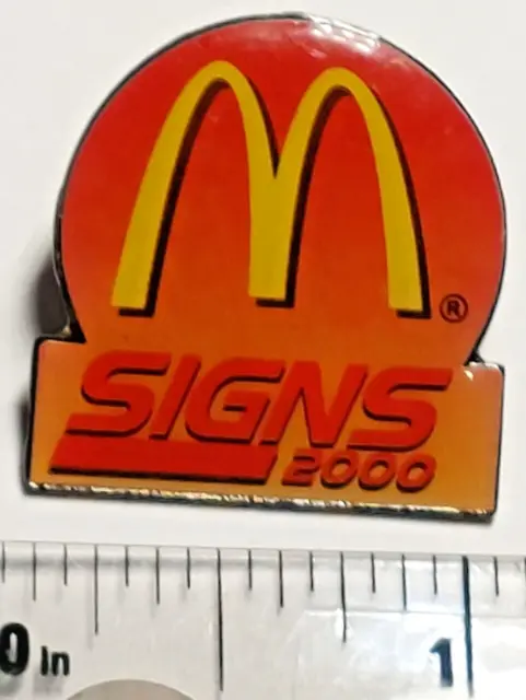 McDonald's SIGNS 2000 Lapel Pin (031823)