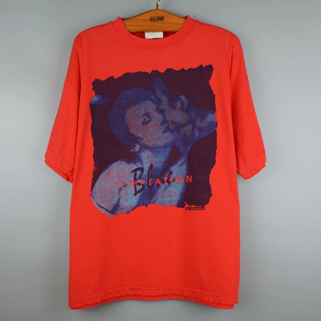 T-shirt Vintage Blue Temptation Broadway des années 1990