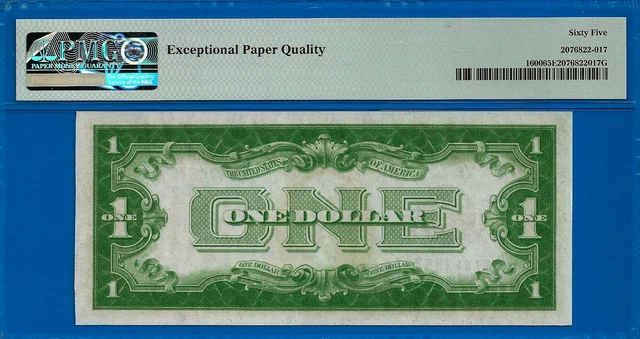✅Near TOP POP - 1928 $1 S/C (( 3rd Finest 🔴 FA Block )) PMG 65EPQ # F14438576A 3