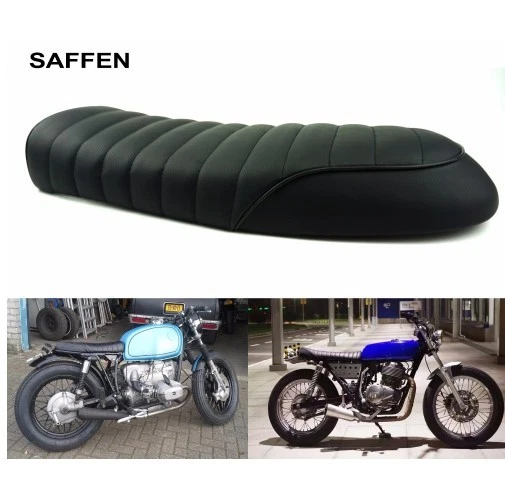 SELLA PIATTA SEDILE Cafe Racer per Honda per Suzuki per moto universale
