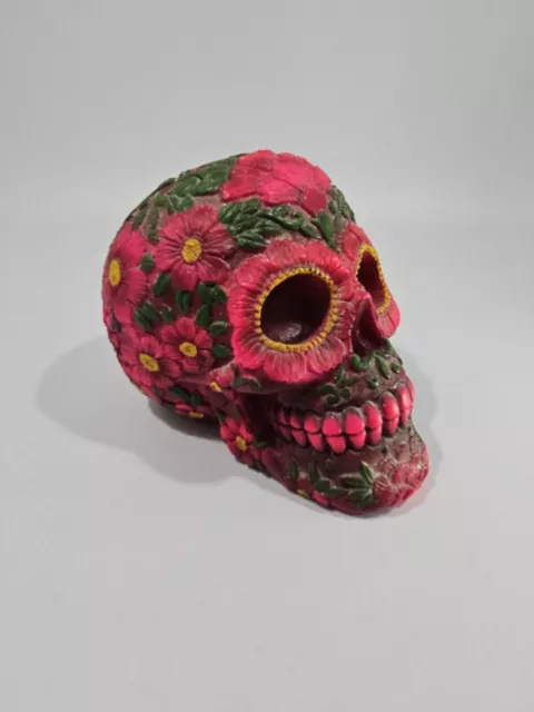 Alator Giftware | Sugar Blossom | Day Of The Dead Candy Skull Ornament Floral