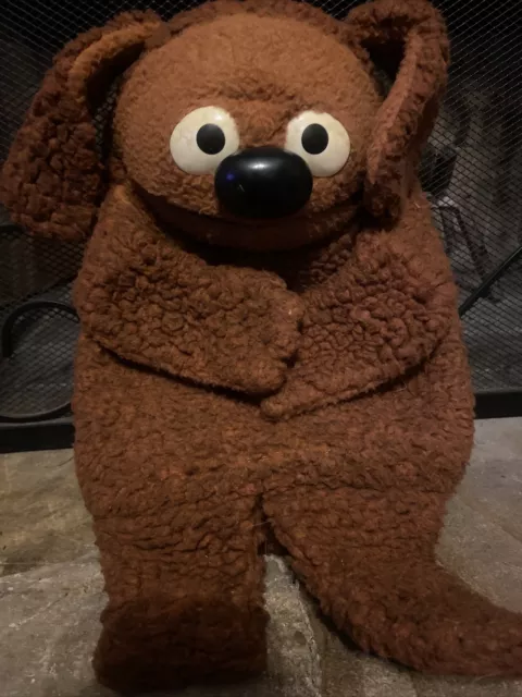 Muppets Show Vintage ROWLF Henson 1977 Puppet 852 Fisher Price Plush Puppet Doll