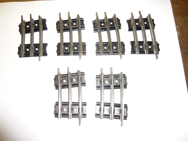 Rails électriques JEP Pour Train HO - 1/2 Courbes 1/2 CE-12 P - 16 Traverses - Occasion