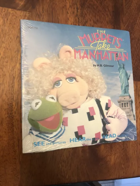 Vintage Muppets Take Manhattan, See Hear Read Story Book Record Set Sealed