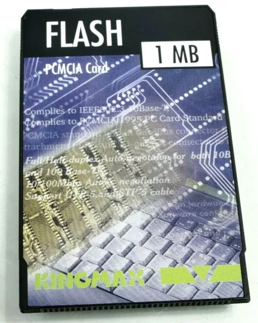 Kingmax Flash PCMCIA Card 1MB | FAC-001M5W