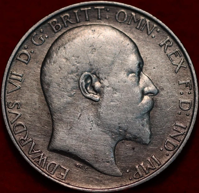 1906 Great Britain One Florin Silver Foreign Coin