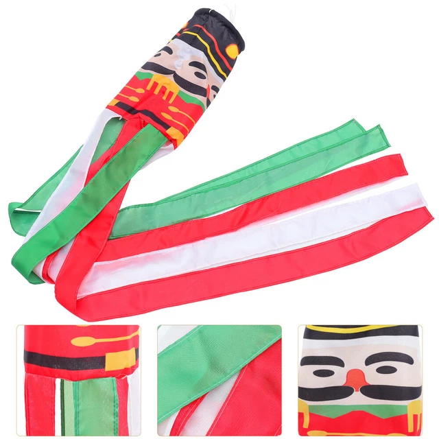 Winter Windsock Soldier's Windshield Flag Outdoor Lawn Decor Banner