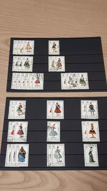 Konvolut / Lot 4 - alte Briefmarken aus Spanien - Espagna Correos