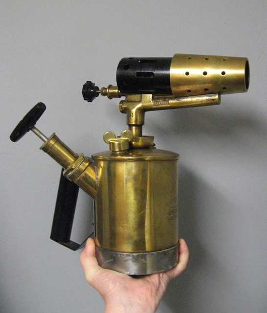 Lampe à Souder Ancienne EXPRESS En Acier – Rénovée – Vintage
