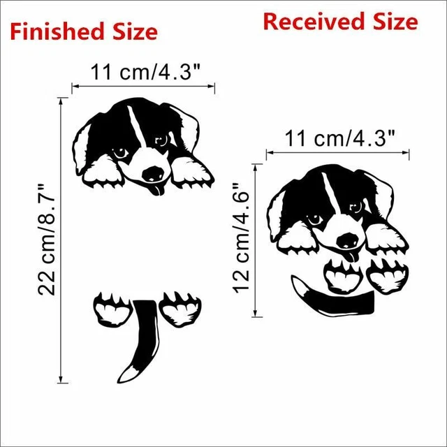 DIY Funny Cute Cat Dog Switch Stickers Wall Stickers Home Decoration Bedroom kid 10