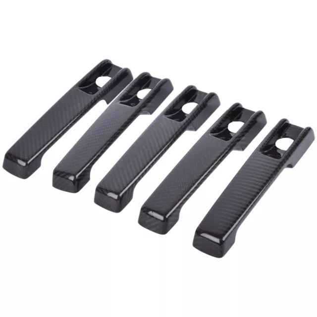 5Pcs Real Carbon Fiber Door Handle cover Trims Fits Mercedes-Benz W463 G-ClassUS