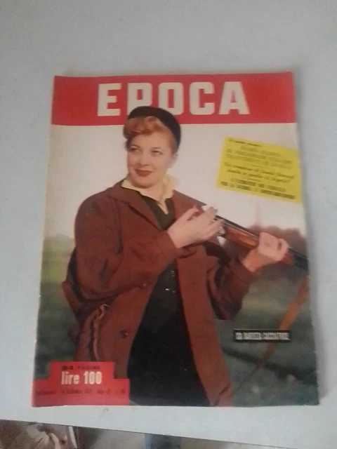 EPOCA 13 Settembre 1952 nr 101 Isa Barzizza in cover