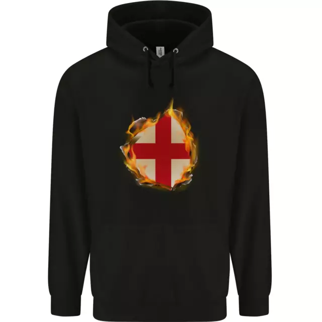 Il st Georges Croce Inglese Bandiera Inghilterra Bambini Felpa con Cappuccio