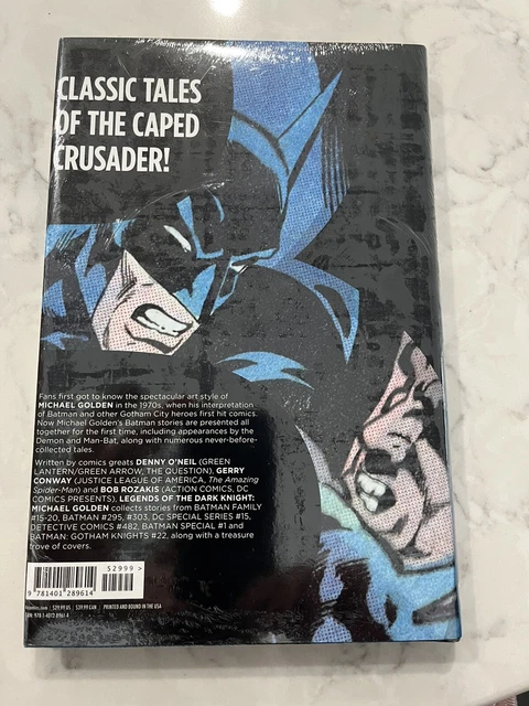 BATMAN - Legends of the Dark Knight: MICHAEL GOLDEN Hardcover HC OOP 2