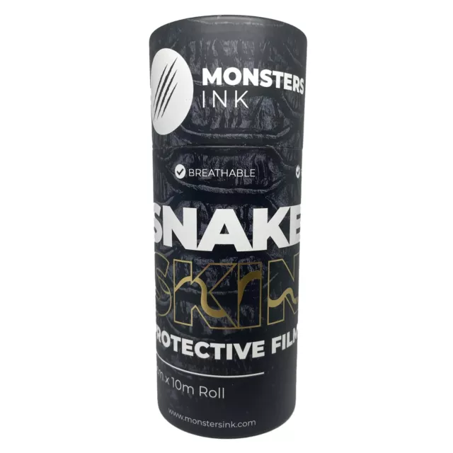 Película protectora de piel de serpiente para tatuajes de monstruos vendaje 15 cm x 10 m rollo
